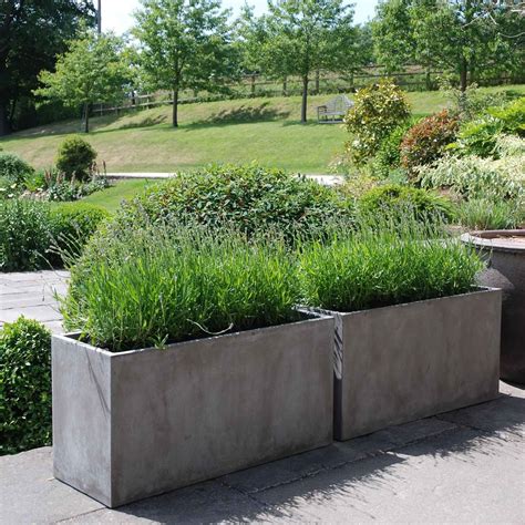 rectangle planter 12x8x3